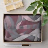 Bourgondisch Abstract lint Tissuepapier (Geschenk)