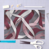 Bourgondisch Abstract lint Tissuepapier (Craft)