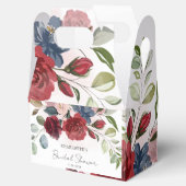 Bourgondisch Bloem Bruiloft Feest Persoonlijk Bedankdoosjes (Geopend)