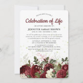 Bourgondisch bloemmonument | Viering van het leven Kaart (Voorkant)