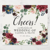 Bourgondisch boeket | bier etiket (Enkel label)