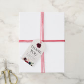 Bourgondisch boeket | Dank u Cadeaulabel (Met Touw)