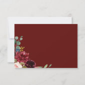 Bourgondisch boeket | RSVP Kaartje (Achterkant)