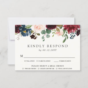 Bourgondisch boeket   RSVP Kaartje