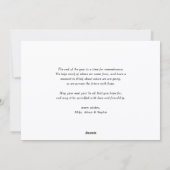 Bourgondisch Elegante Bloeiende Script Prettig Ker Feestdagenkaart (Achterkant)
