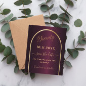 Bourgondisch goud 70e verjaardag bewaar de datumka