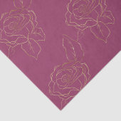 Bourgondisch goud Roos Tissuepapier (Detail)