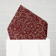 Bourgondisch goud scrollen tissuepapier, decoupage