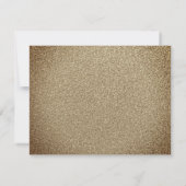 Bourgondisch Gouden Bloem Bruiloft in de herfst Ui Save The Date (Achterkant)