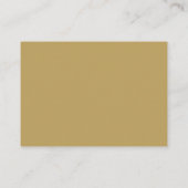 Bourgondisch Gouden Hart Script Wensput Huwelijk Informatiekaartje (Achterkant)