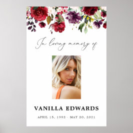 Bourgondisch herdenkingsteken, fototekst poster