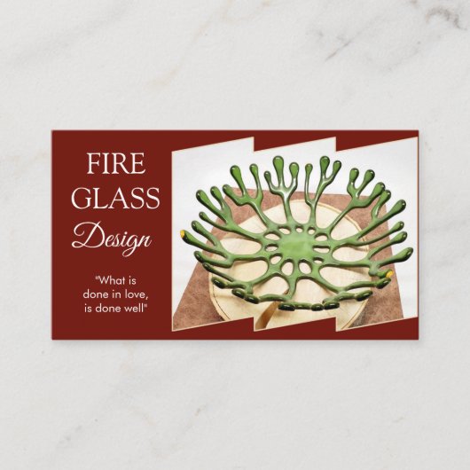 Bourgondisch horizontaal Visitekaartje (Voorkant)