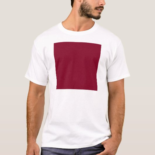 Bourgondisch rood t-shirt (Voorkant)