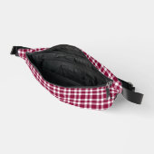 Bourgondisch wit geruit patroon heuptasje (Open)