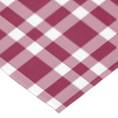 Bourgondisch wit geruit patroon tafelkleed (Gekanteld)