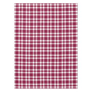 Bourgondisch wit geruit patroon tafelkleed