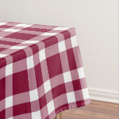 Bourgondisch wit geruit patroon tafelkleed (Voorbeeld)
