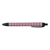 Bourgondisch wit geruit patroon zwarte inkt pen (Bodem)