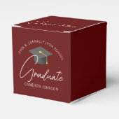  Bourgondische afstudeerfeest Bedankdoosjes (Voorkant Zijde)