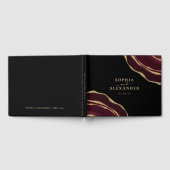 Bourgondische agaat gastenboek (Volledig)