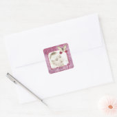  Bourgondische Baby Foto Stickers (Envelop)