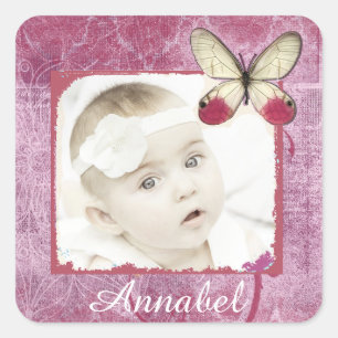  Bourgondische Baby Foto Stickers
