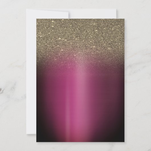 Bourgondische ballonnen Wine Truck Glitter Vrijgez Kaart (Achterkant)