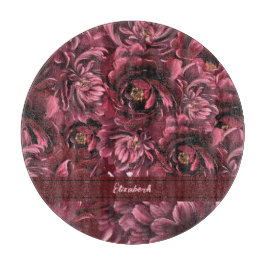 Bourgondische Bloem Elegantie Snijplank