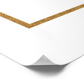 Bourgondische bloem gouden boho bruiloft welkom fo poster (Hoek)