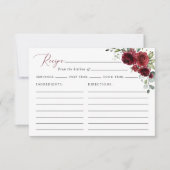 Bourgondische Bloemen, Boho, Bruidsdiner Recept (Voorkant)