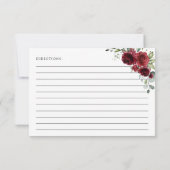 Bourgondische Bloemen, Boho, Bruidsdiner Recept (Achterkant)