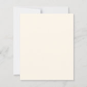 Bourgondische bloemen crème paarse huwelijksuitnod (Achterkant)