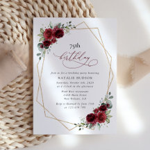 Bourgondische Bloemen, Rode Bloemen, Boho, Verjaar