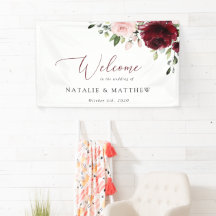 Bourgondische Bloemen, Roze Bloemen, Trouw Welkom
