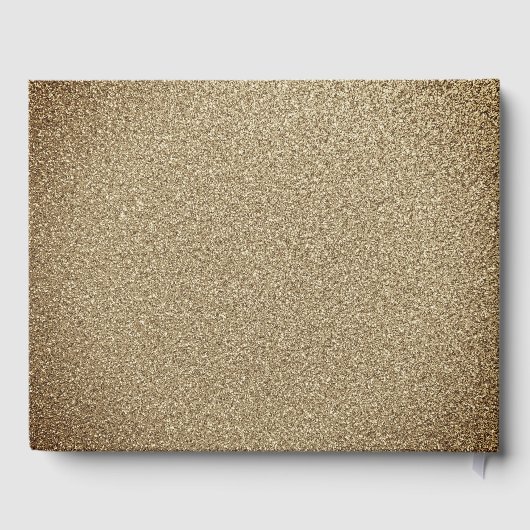 Bourgondische bloemen Sparkle Quinceanera Guest Bo Gastenboek (Achterkant)