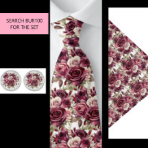 Bourgondische bloemendassen (deel van set) BUR100