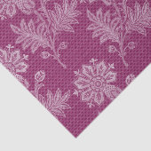 Bourgondische bloemenslakkant bruidsdouche tissuepapier (Detail)