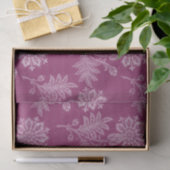 Bourgondische bloemenslakkant bruidsdouche tissuepapier (Geschenk)