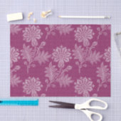 Bourgondische bloemenslakkant bruidsdouche tissuepapier (Craft)