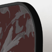 Bourgondische bloemstilleven stijlvol pickleball paddle (Links Detail)