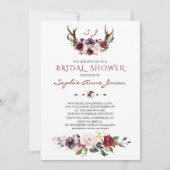 Bourgondische Blosende Plum Bloemige Geweien Bruil Kaart (Voorkant)