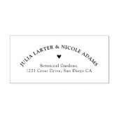 Bourgondische Boho Roos Bloemige Pampas Gras Bruil Zelfinktende Stempel (Design)