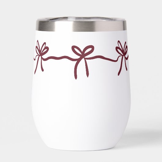 Bourgondische boog bruidsmeisje gepersonaliseerde  (Achterkant)