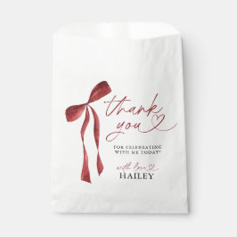 Bourgondische boog Ze bindt het knoop Vrijgezellen Bedankzakje