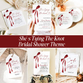 Bourgondische boog Ze bindt het knoop Vrijgezellen Kaart