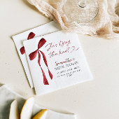 Bourgondische boog Ze bindt het knoop Vrijgezellen Servet