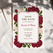 Bourgondische botanische Save the date