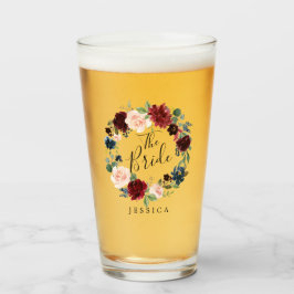 Bourgondische bouquet-krans | De bruid Glas