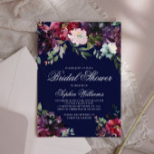 Bourgondische bruidsdouche uitnodiging