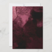 Bourgondische bruiloft Agaat & Goud Koninklijke br Kaart (Achterkant)